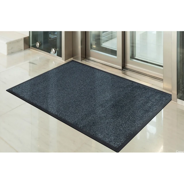 【Kleentex】Kleentex居家辦公出入口設計地墊地毯-62X88cm(可水洗、耐久、不易髒 灰色KL-GR)