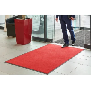 【Kleentex】Kleentex居家辦公出入口設計地墊地毯-62X88cm(可水洗、耐久、不易髒 紅色KL-RD)
