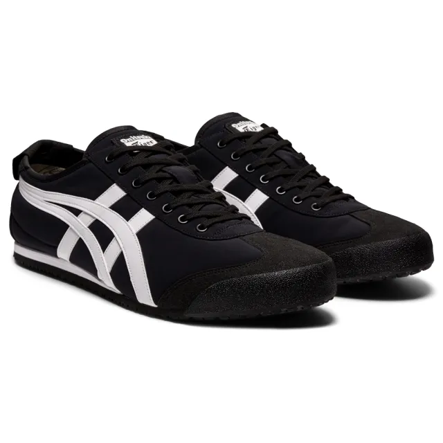 Onitsuka Tiger】鬼塚虎官方旗艦店MEXICO 66 休閒鞋黑底白邊(1183B497