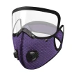 【活力揚邑】防護面罩眼罩氣閥透氣網可換濾片水洗防疫運動機車立體口罩