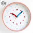 【省時好物】兒童簡約創意蠟筆造型靜音金屬掛鐘 學習時鐘