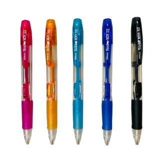 【PENAC】SA1601 側壓透明自動鉛筆0.5(5色1包)