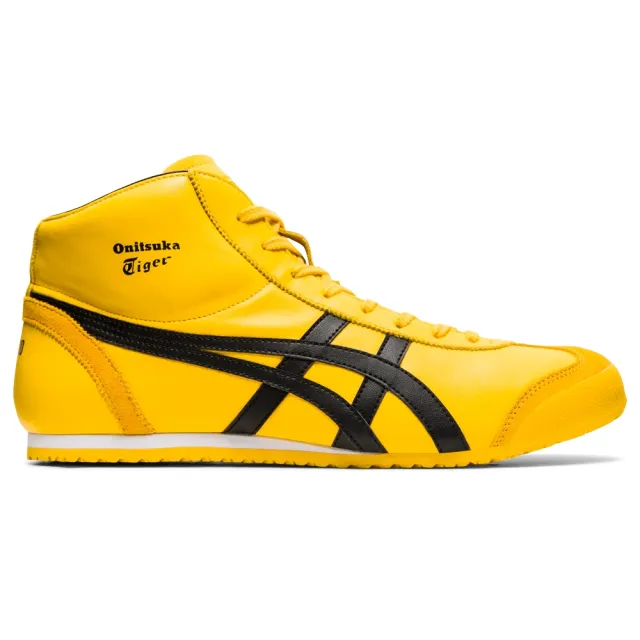 【Onitsuka Tiger】鬼塚虎 官方旗艦店 MEXICO MID RUNNER休閒鞋 男女 黃底黑邊(1183B577-750)