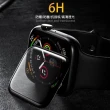 【WiWU】Apple Watch Series 6/5/4/SE 44mm 全景系列手錶滿版類玻璃鋼化膜(2入)