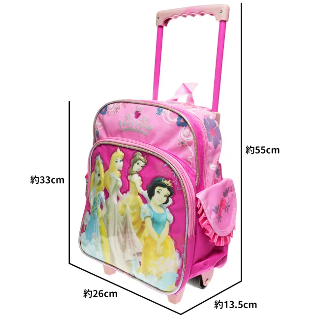 【TDL】福利品日本進口迪士尼公主閃電麥坤拉桿童包兒童後背包包雙肩背包 385822/385839(平輸品)