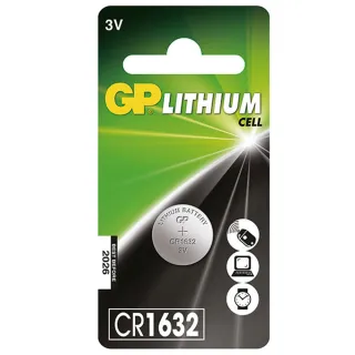 【超霸】GP超霸鈕型鋰電池 CR1632 1入 電池專家(GP原廠販售)