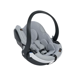 【BeSafe】0-12個月 ISOfix 新生兒提籃 X1系列 最新I-Size標準(3D冰稜灰)