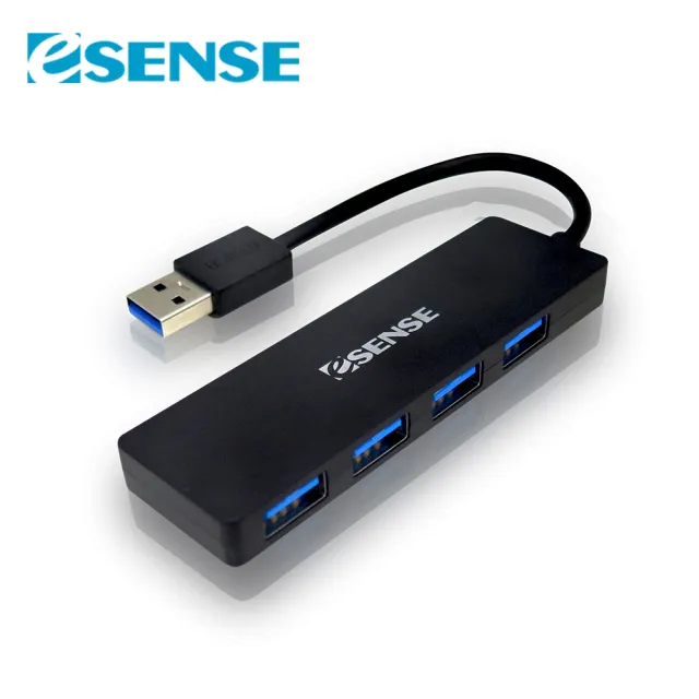 【ESENSE 逸盛】ESENSE S347 4合1 USB3.0HUB集線器(高速傳輸-兩色)