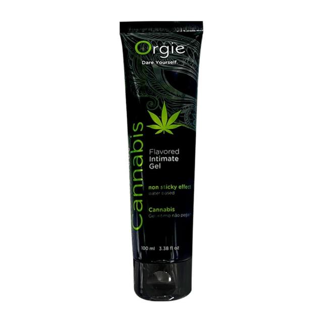 【ORGIE】LUBE TUBE CANNABIS 大麻籽油潤滑液 100ml(情趣用品.潤滑液)