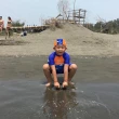 【Splash About 潑寶】兒童 泳衣 浮力 防曬 抗UV -亮橘鯊魚(兒童連身泳裝)