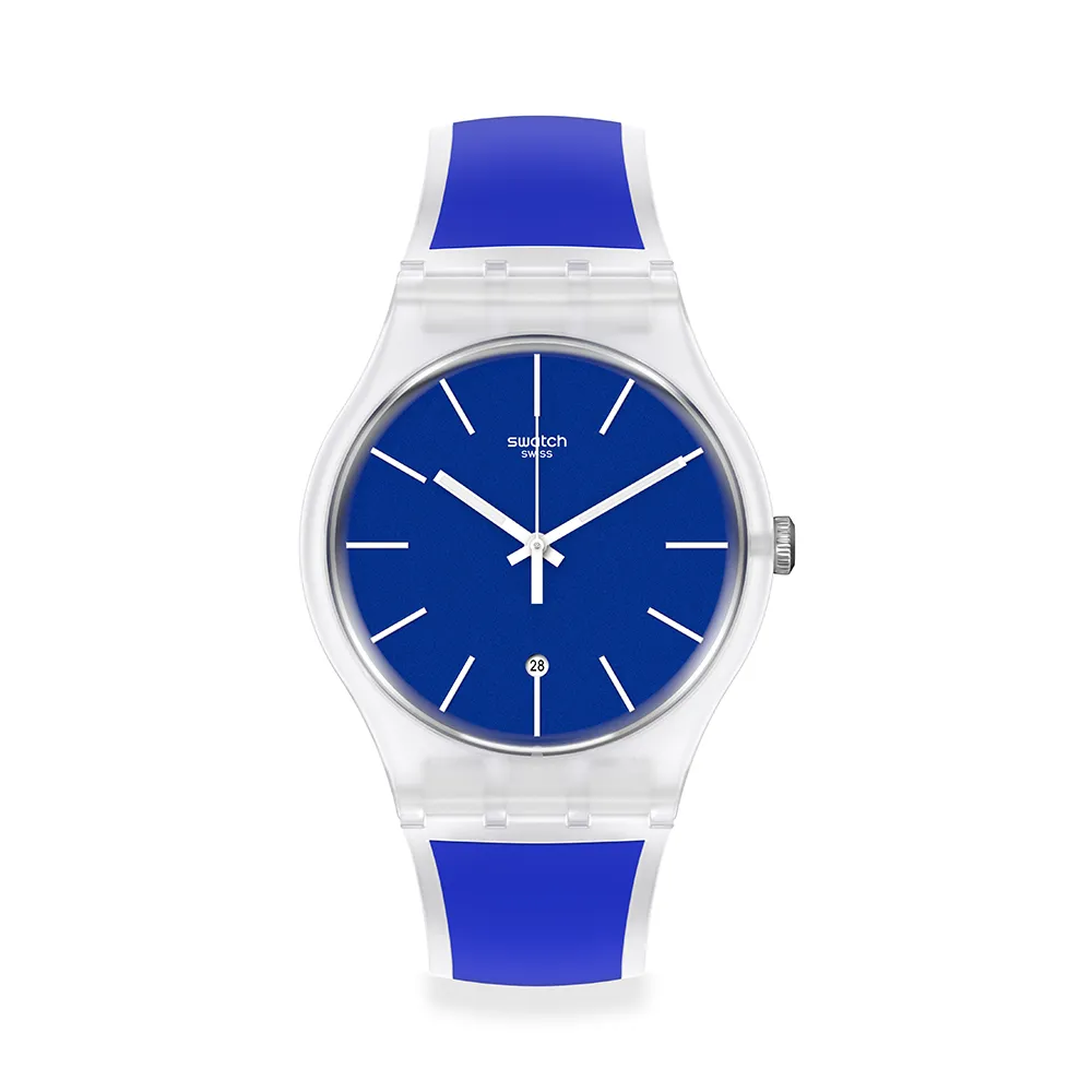 【SWATCH】New Gent 原創系列BLUE TRIP海洋之旅 手錶 瑞士錶 錶(41mm)