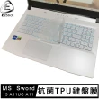 【Ezstick】MSI 微星 Sword 15 A11UC A11 奈米銀抗菌TPU 鍵盤保護膜(鍵盤膜)