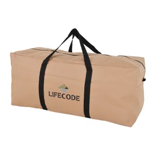 【LIFECODE】野營裝備袋90x40x40cm-奶茶色(容量140L)