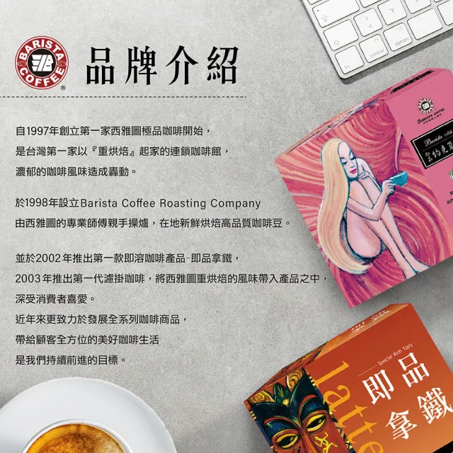 【西雅圖】極品濾掛咖啡極品深焙特調綜合(8gx10入/盒)