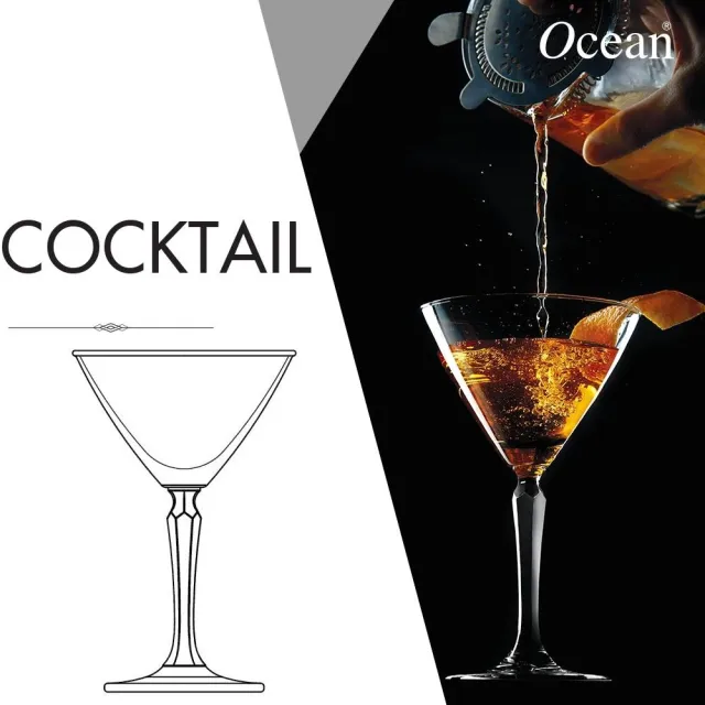【Ocean】雞尾酒杯 調酒杯 Connexion系列 215ml 6入組(雞尾酒杯)