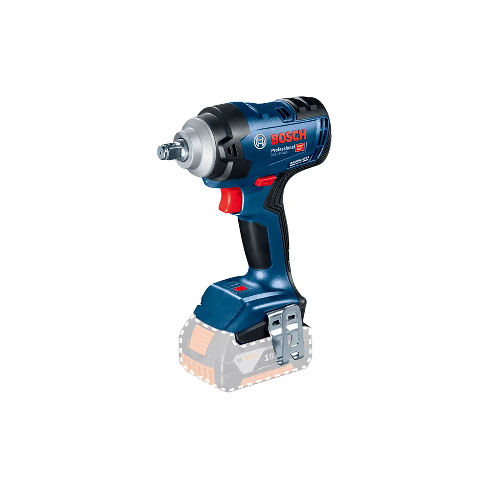 【BOSCH 博世】 18V 免碳刷衝擊板手 GDS 18V-400 (6.0Ah x 1)