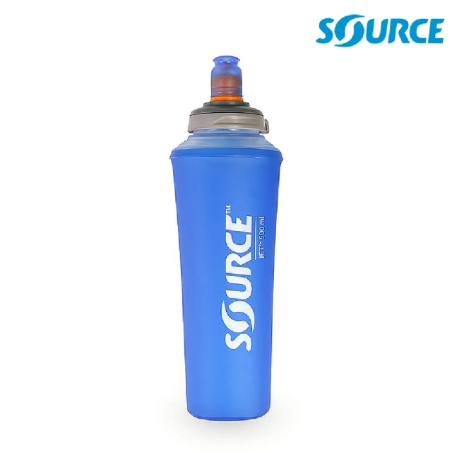 【SOURCE】JET 軟式輕量水瓶 2070700105 0.5L(收納、便攜、水瓶、慢跑、旅遊)