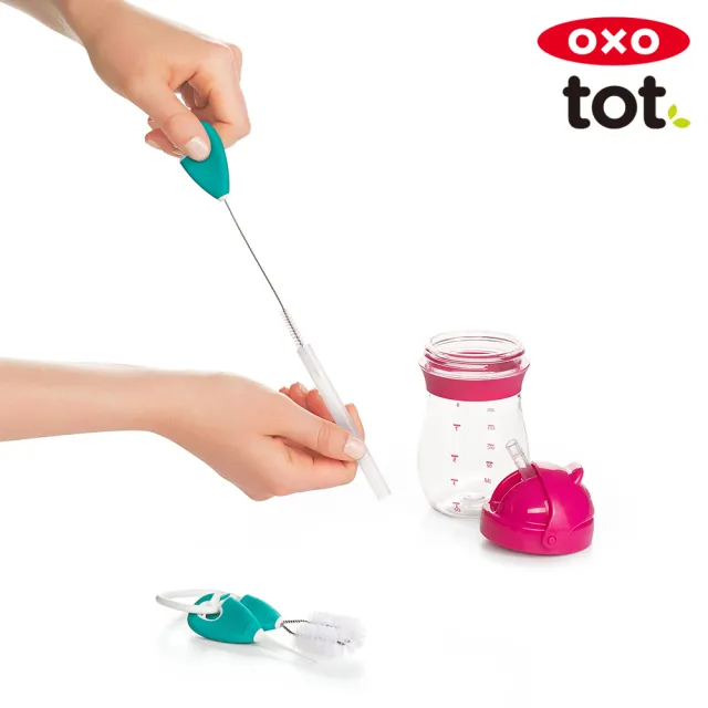 【美國OXO】tot 吸管水杯清潔刷組