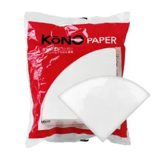 【KONO】02系列 漂白 錐型濾紙（2~4人）(適用V60；酵素淨白)