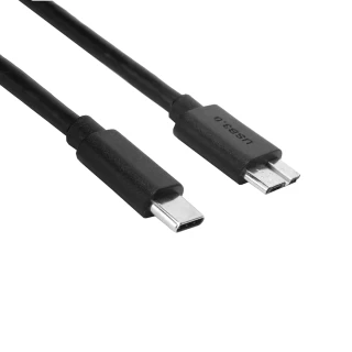 【UniSync】Type-C公轉Micro B公 USB3.0外接硬碟高速傳輸線 1M