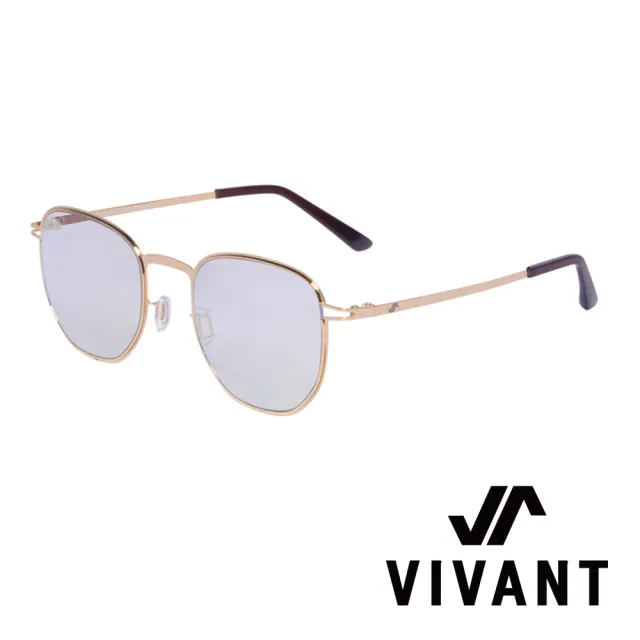 【VIVANT】強勢來襲 金喜善代言-微圓框太陽眼鏡(金 - MIRAGE - C4)