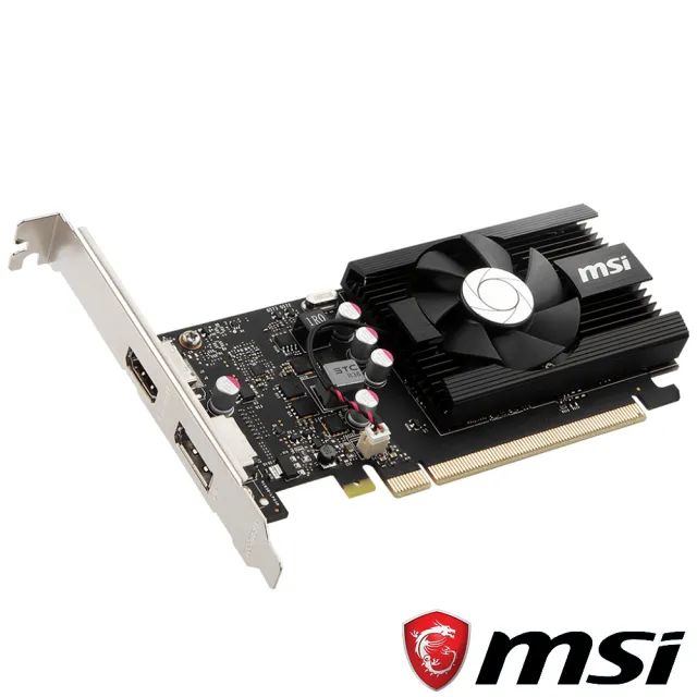 【MSI 微星】GeForce GT 1030 2GD4 LP OC 顯示卡