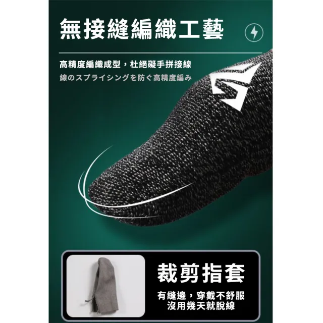 電競超靈敏止汗手機觸控指套(手遊指套 遊戲指套)