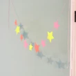 【橘魔法】繽紛彩色星星+生日快樂(HAPPY BIRTHDAY 拉條 帳篷 布置 兒童房 活動派對 兒童派對 裝飾)