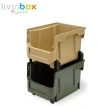 【livinbox 樹德】HB-2128X2高裝檢盒(工業風/萬用收納//可堆疊/家居收納/收納箱)