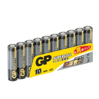 【超霸】GP-超霸-黑-4號超級碳鋅電池10入(GP原廠販售)