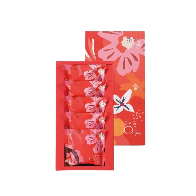 【世唯SWEETWAY】紅豆Q餅禮盒5入兩盒(Q餅)_年菜 年節禮盒