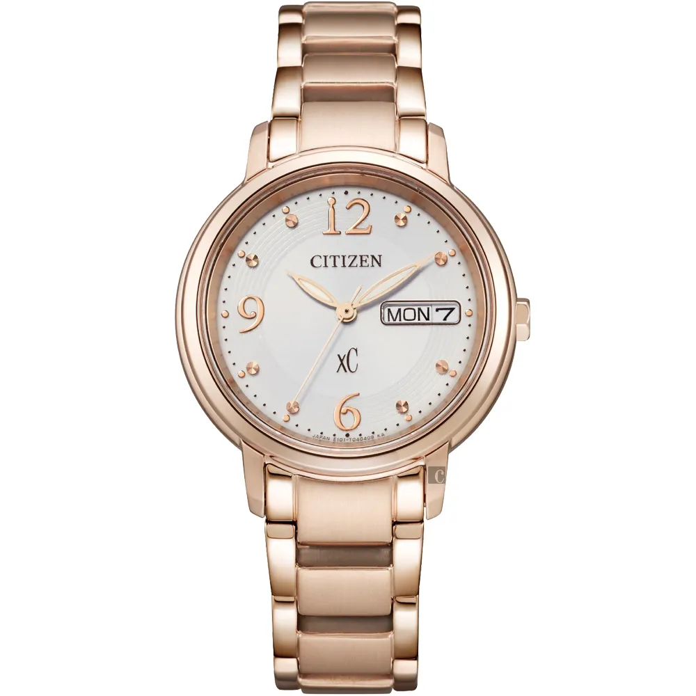 【CITIZEN 星辰】XC 亞洲限定 七夕光動能女錶 母親節 禮物 送禮(EW2426-54A)