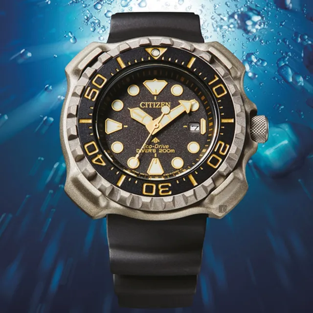 【CITIZEN 星辰】PROMASTER 限量 鈦 1982年復刻版光動能200米潛水錶 男錶 畢業 禮物(BN0220-16E)