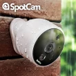 【spotcam】Solo 2 1080P無線免插電超廣角180度戶外網路攝影機/監視器 IP CAM(IP65防水防塵│免費雲端)