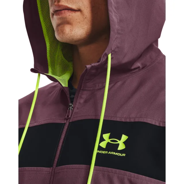 【UNDER ARMOUR】UA 男 SPORTSTYLE防風外套_1361621-554(深紫)