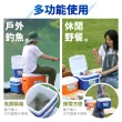 【Jo Go Wu】急速保鮮保冰桶-8L(保冰箱 保冰桶 保冷箱 冷藏箱 車用保溫箱 釣魚箱 戶外保溫箱 小冰箱)