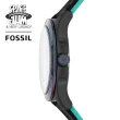 【FOSSIL 官方旗艦館】Space Jam 怪物奇兵 Bugs Bunny 限量套錶組 黑色矽膠錶帶 42MM LE1126SET