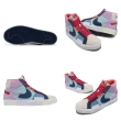 【NIKE 耐吉】滑板鞋 Zoom Blazer Mid 運動 男女鞋 SB 異材質拼接 氣墊 避震 情侶款 藍 紫(DA8854-500)
