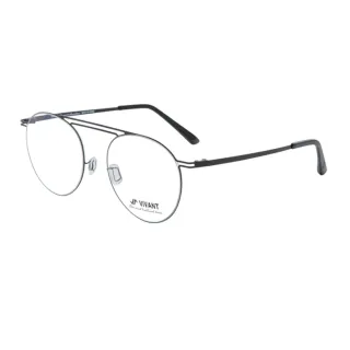【VIVANT】韓國 經典雙槓 圓框 光學眼鏡(．黑 pont C1)