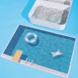 【PurLab 噗扑實驗室】夏日泳池貓砂墊(家的角落 放著夏天的藍)