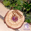 【魔女的幻紫秘境】地球儀款－天然紫水晶精油瓶項鍊(紫水晶 精油瓶 項鍊)