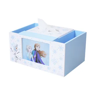 【收納王妃】迪士尼 冰雪奇緣 夜燈面紙收納盒(21.5x12x11cm)