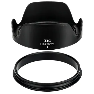 【JJC】蓮花型Nikon副廠遮光罩LH-Z50F28(相容尼康原廠HN-41遮光罩)
