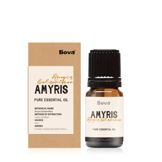 【Bova 法柏精品香氛】法柏天然西印度檀香精油10ml(木質調  單方精油 阿米香樹)