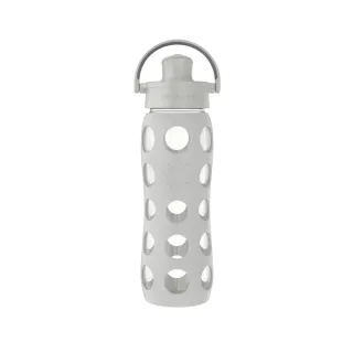 【lifefactory】灰色 掀蓋玻璃水瓶650ml(AFCN-650-GY)