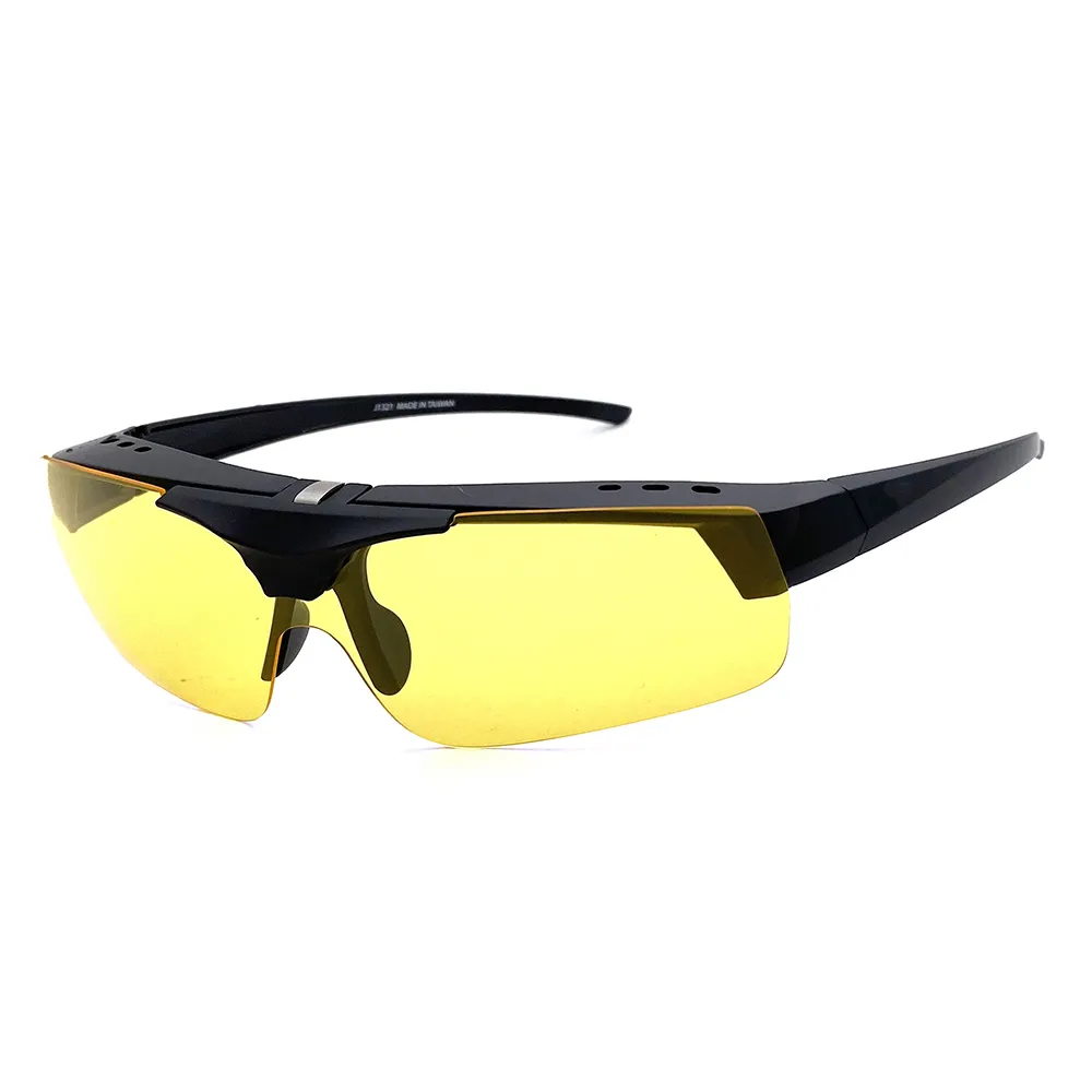 【SUNS】台灣製偏光太陽眼鏡 上翻式 夜視鏡 墨鏡 抗UV400/可套鏡(防眩光/遮陽/遠光燈/增加安全性)