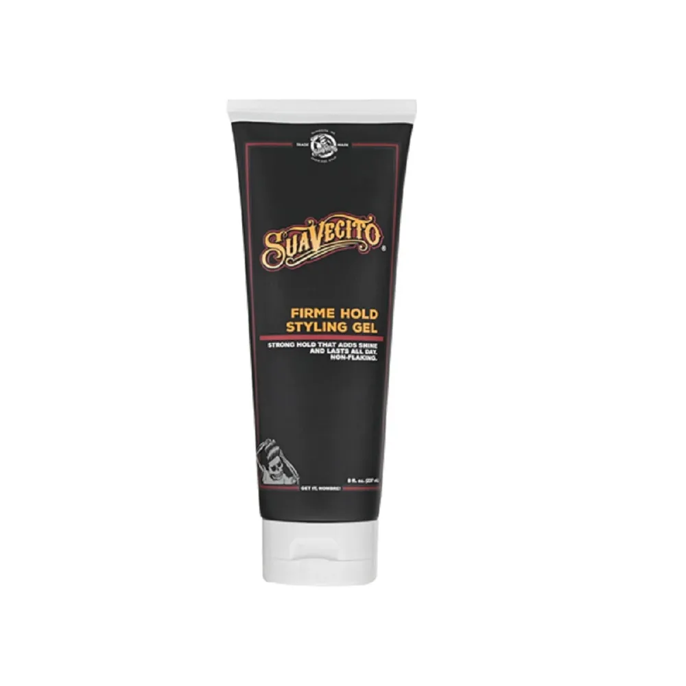 【Suavecito 骷髏頭】Firme Hold古龍水無白屑強黏髮膠(8oz/237ml)