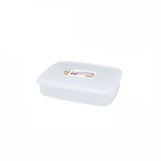 【NAKAYA】日本製扁形透明收納/食物保鮮盒(2600ML)