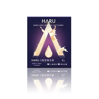 【保險套世界】Haru含春_G點型保險套G-SPOT(4入/盒)