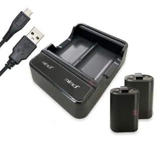 【ZIYA】XBOX Series /XBOX ONE 副廠遊戲手把電池與充電座組合(雙充款)